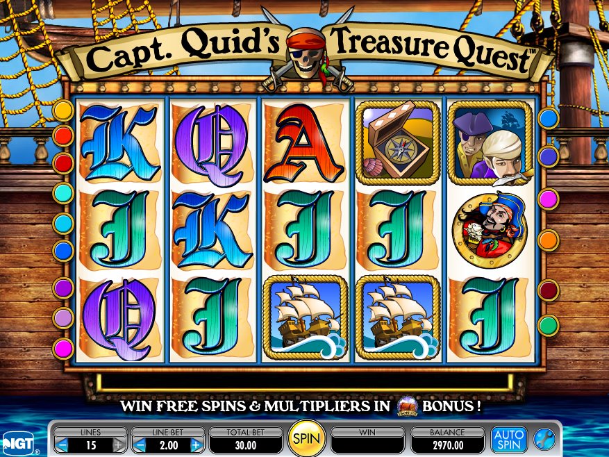 Captain Quids Treasure Chest Slot Review