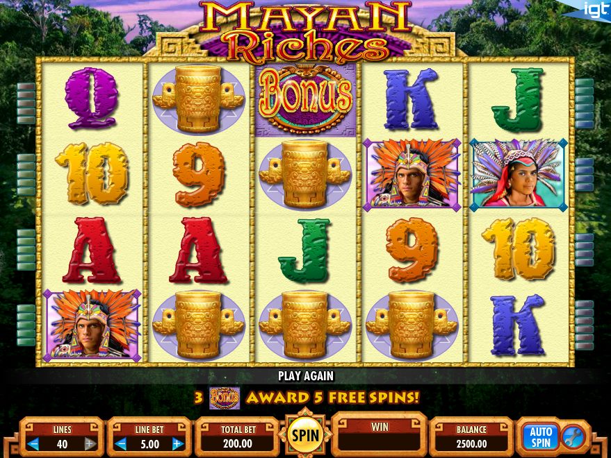 Mayan Riches Slot Review