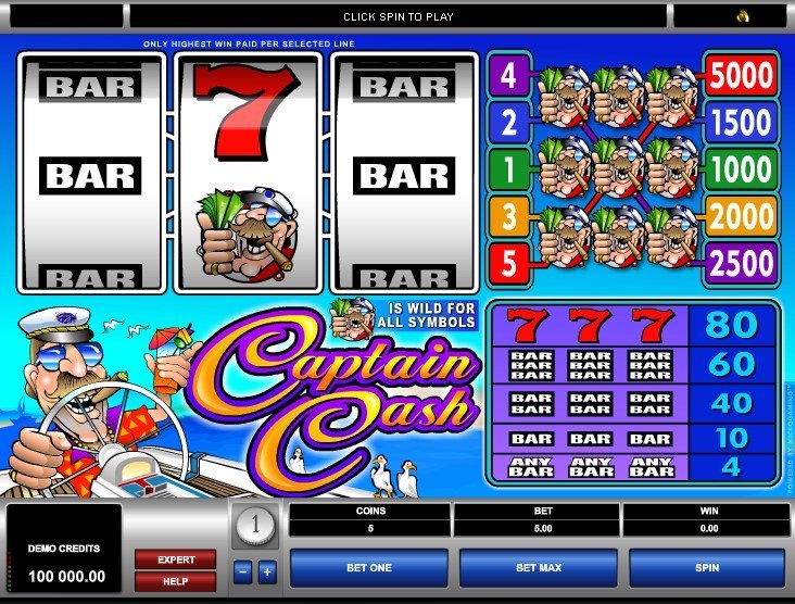 Captain Cash Slot Review