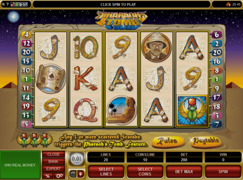 Pharaohs Tomb Slot Review