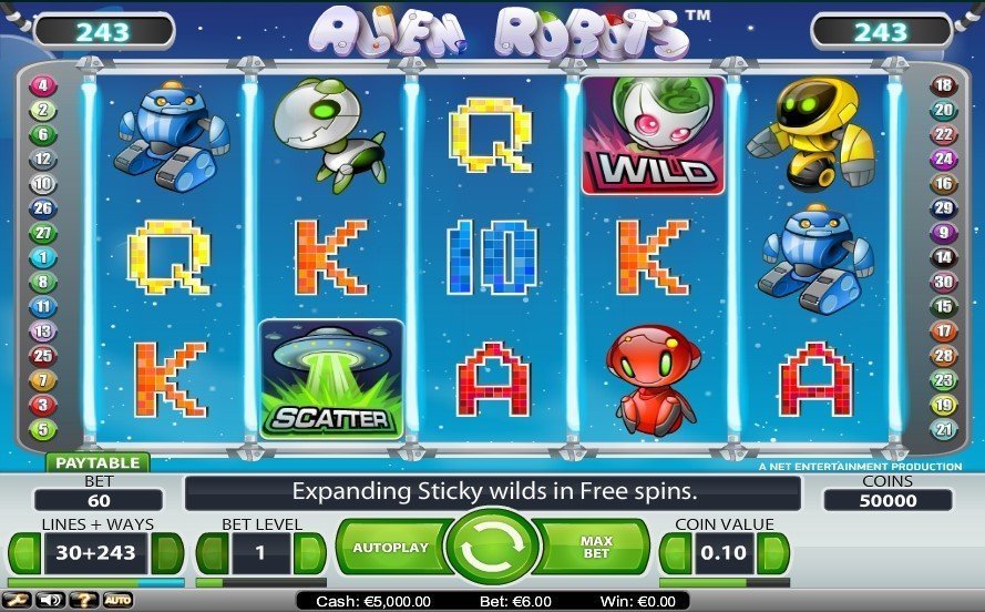 Alien Robots Slot Review