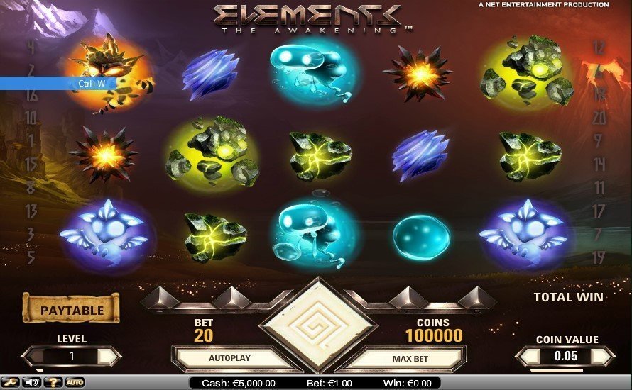 Elements The Awakening Slot Review